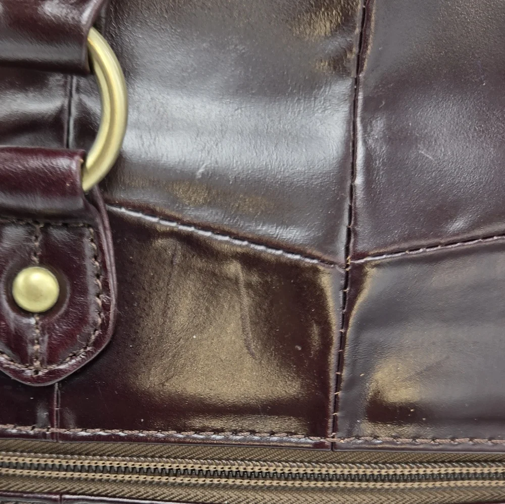 Cobbler Legend Brown Leather Bag Crossbody Satchel Organizer Purse - Picture 16 of 16